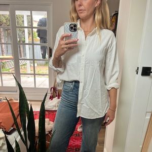 Madewell White Button Up